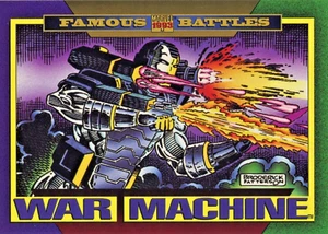 War Machine 1993 Marvel Skybox Comic Card #151 Famous Battles NM Near Mint - Picture 1 of 2