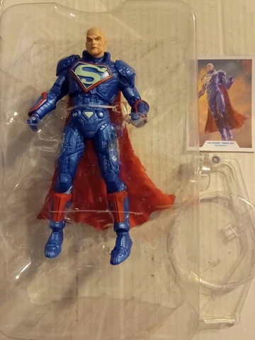 DC Multiverse Lex Luthor Power Suit 7" Action Figure McFarlane Gold Label No Box Cover