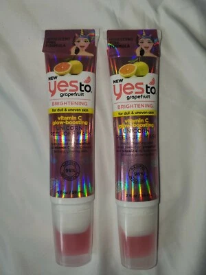 Mascarilla despegable de unicornio potenciador del brillo vitamina C iluminadora de vitamina C Yes to Grapefruit 2 Foto 1 de 2