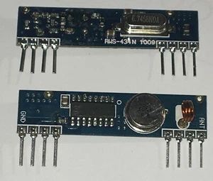 Receptor superheterodino Wenshing RWS434N ASK 433,92 MHz UHF - Imagen 1 de 2