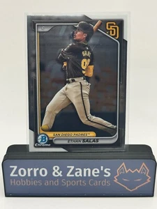 Ethan Salas 2024 Bowman Draft Chrome #BDC-140 San Diego Padres - Picture 1 of 2