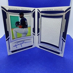 KUMAR ROCKER 2023 Panini National Treasures Jumbo Booklet Patch Auto RC # 89/99 - Picture 1 of 9
