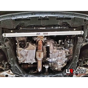 HONDA CIVIC TYPE-R FK8/FL5 2017-2024 ULTRA RACING 2 POINT FRONT LOWER POWER BAR - Picture 1 of 8