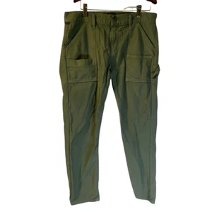 Citizens of Humanity Women's Leah Pants Size 28 Green Low Rise Cropped Twill USA - Picture 1 of 8