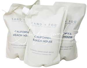 Sand + Fog California Beach House Scented Hand Soap Refill 34 oz 3 pc Bag Spout - Picture 1 of 1