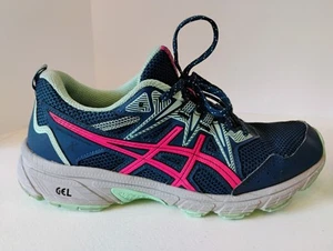 ASICS Gel-Venture 8 Womens Mako Blue, Pink and Green 7.5 US - Bild 1 von 9