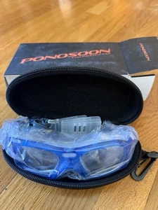 Ponosoon Occhiali da Ciclismo Sportivi, Blu Cielo - Foto 1 di 2