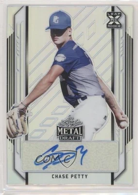 2021 Leaf Metal Draft Chase Petty #BA-CP1 Auto - Image 1 of 2
