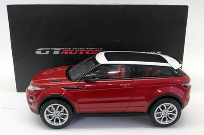 GT Autos / Welly 1/18 Scale Metal Model - Range Rover Evoque - Red - Image 1 of 4