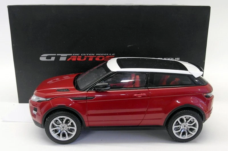 GT Autos / Welly 1/18 Scale Metal Model - Range Rover Evoque - Red - Image 1 of 4