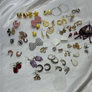 Konvolut 41 Paar Ohrringe Mode Nachlass Schmuck Vintage bis Modern - Bild 1 von 6