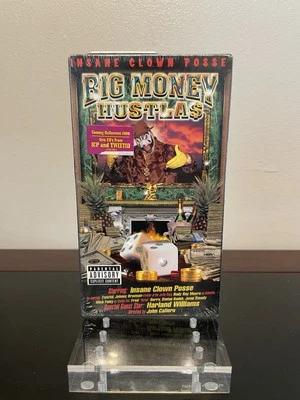 Very Rare Insane Clown Posse Big Money Hustlas VHS Movie Sealed W/ Hype Sticker - Image 1 of 4