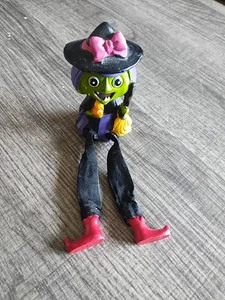 Halloween Witch Figurine 6.5" Dangle Leg Halloween - Picture 1 of 5