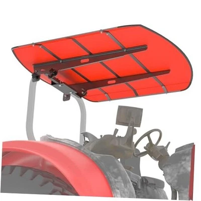 Toldo de tractor y cortacésped para ROPS 53-3/8" X 53-3/8"- rojo de alta densidad Foto 1 de 4