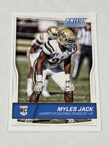 2016 Score Football #409 - Myles Jack RC - UCLA Bruins - Picture 1 of 2