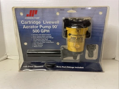 Cartucho de bomba Johnson Livewell bomba aireador modelo 3850 500 gph. Stock antiguo Foto 1 de 4