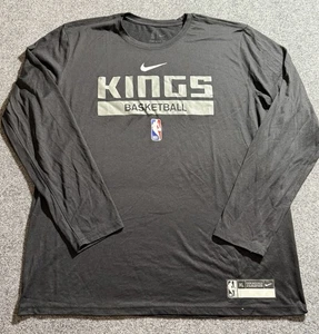 Nike Engineered Sacramento Kings NBA Long Sleeve Dri Fit Gr. XL schwarz Tee - Bild 1 von 8