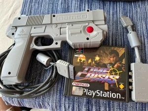 Time Crisis - Sony PS1 + Official Namco G-Con Gun - Unboxed + Manual + Case + AV - Picture 1 of 7