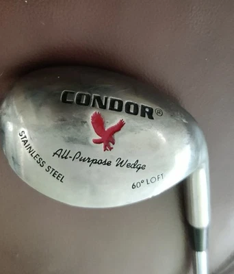 Condor All Purpose Wedge 60° Lob Wedge Right Handed Stainless Steel Shaft 35.5" - Image 1 of 4