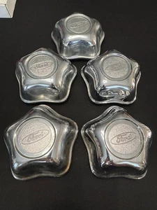 Chrome Wheel Center Caps Hub Lug Cover Ford 5 total - READ below - Bild 1 von 13