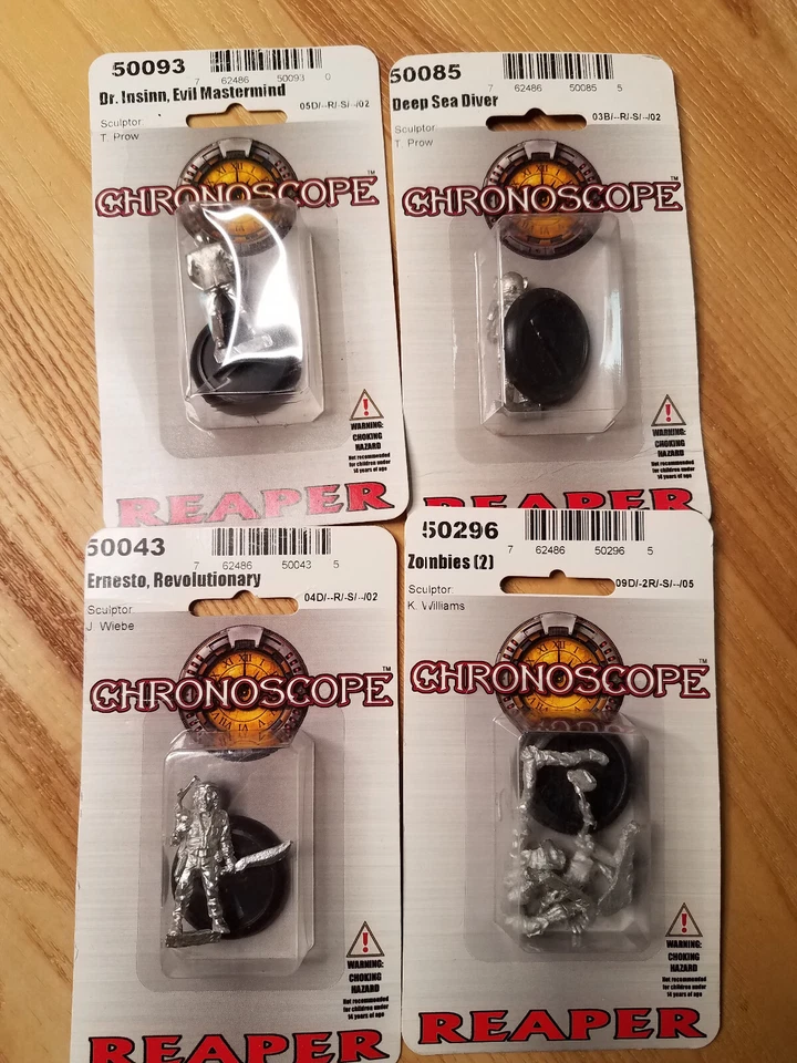 Lote Cronoscopio Reaper Zombies, Buzo, Ernesto, Insinn 28mm Foto 1 de 1
