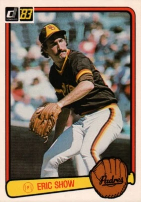 1983 Donruss Baseball #439 - Eric Show RC - San Diego Padres  83-536 - Image 1 of 2