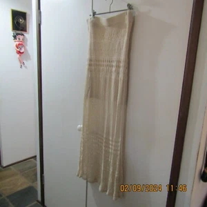 Cool Look Size 12 Shein Lace Look Long Skirt - Picture 1 of 10