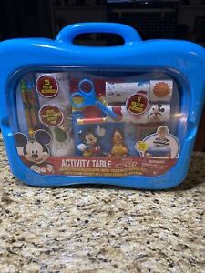 Brand New Disney Junior Mickey Mouse Art Activity Table,For Ages 3+~ Sealed!