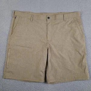 GH Bass & Co Shorts Mens 43 Brown Explorer Golf Hiking Polyester Blend - Picture 1 of 13