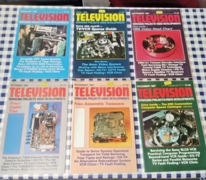 Fernsehmagazin 1987 - nur 6 Ausgaben - fehlen Jan, März, Mai, Juni, Juli & Aug - Bild 1 von 7