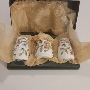 Vintage Minton-Haddon Hall Salz-, Pfeffer- & Salzkeller Cruet Set IN OVP - Bild 1 von 11