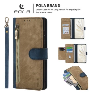 Skin Feel Zip Wallet Case Phone Case Cover for Nokia C300 G42 C31 G60 G400 X100 - Picture 1 of 17