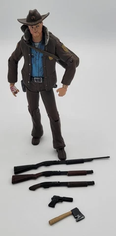 McFarlane The Walking Dead Comic Book Series Officer Rick Grimes Action Figure Cover