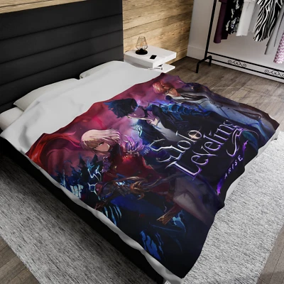 Solo Leveling Velveteen Plush Blanket, Sung Jin-woo Throw Blanket, Cha Hae-in - Image 1 of 4