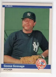 1984 FLEER GOOSE GOSSAGE BASEBALL CARD #125 EX - Picture 1 of 1