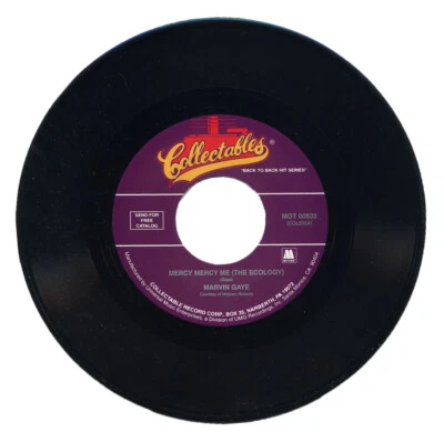 MARVIN GAYE "MERCY MERCY ME (THE ECOLOGY) c/w CHAINED" 1971 MOTOWN - Image 1 of 2