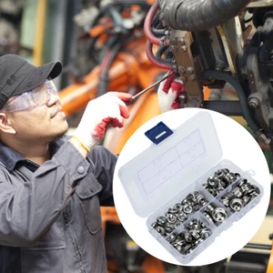 180 Pcs Stainless Steel Screw Washer Cup Countersunk Finishing Washers Kit - Picture 1 of 12