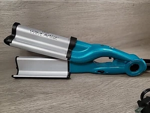 Curler Deep Waver TIGI Bed Head Wave Artist Tourmaline Ceramic Blue BH305CN - Picture 1 of 6
