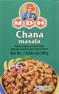 MDH Chana Masala, 100g/3.5 oz Spices |  suitable for vegetarians  since 1919 - Picture 1 of 7