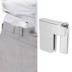 (Silver)Pants Waist Shrink Clip Buckle Durable Multi Function Belt Clip Oc 00