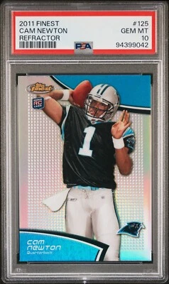 2011 FINEST 125 CAM NEWTON REFRACTOR PSA 10 - Image 1 of 2