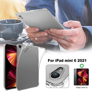 For iPad Mini 6th Generation 2021 8.3" Slim Soft Clear TPU Silicone Case Cover - Picture 1 of 8