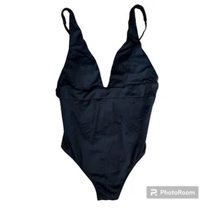 Costume intero Andie nero scollo a V basso taglia XL nuovo con etichetta - Foto 1 di 6