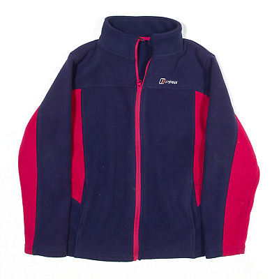 BERGHAUS Fleece Jacket Purple Colourblock Girls 11-12 Years • 28.41€