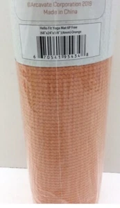 Hello Fit Yoga Matte 68""x 24""x 4 mm orange - Bild 1 von 6