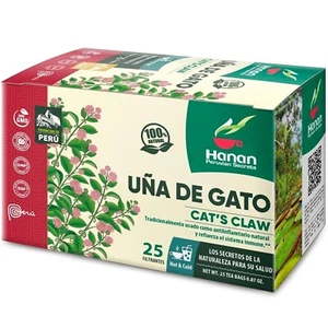 Cat’s Claw Tea Uña de Gato 25 Herbal Teabags Wild Tree Bark Herb from Peru - Picture 1 of 6