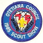 Otetiana Council (NY) 1985 Scout Show DJ Pocket Patch  BSA