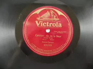 Enrico Caruso – Carmen - Air De La Fleur ~ 1914 Victrola 88208 12" S/S - Picture 1 of 2