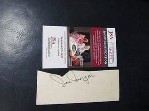 Joe Morgan Signed Index Card or Cut JSA Certified - Picture 1 of 4