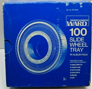 Montgomery Wards Slide Wheel Tray, 100 slide capacity, Vintage 1970s - Picture 1 of 5